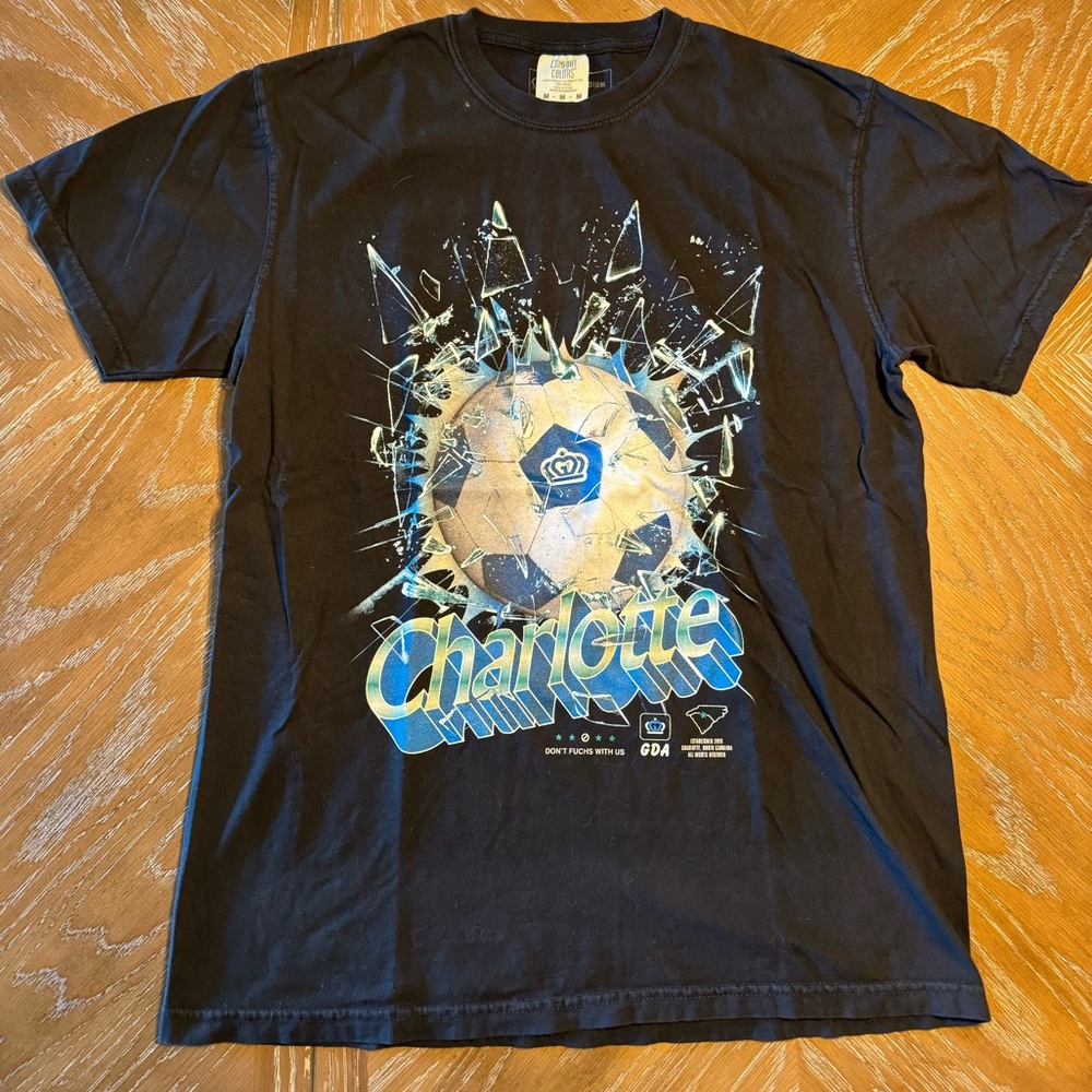 Glory Days - Charlotte FC - Black Graphic Tee - Size M